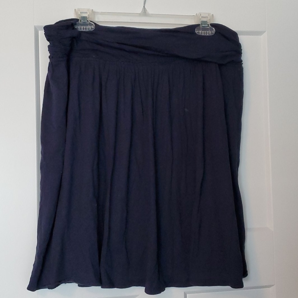 Navy blue skirt